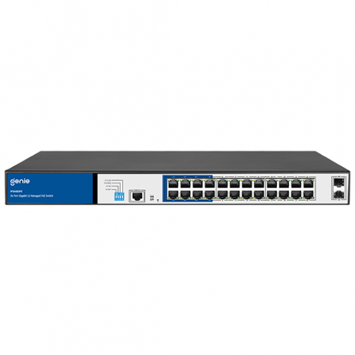 Genie IP24GESP2 24 Port Gigabit Ethernet Switch Rack mount