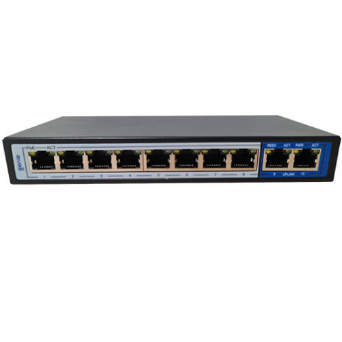 Genie IP8GESP2 10 Port Gigibit AI 8 Port PoE Switch