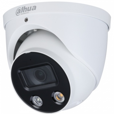 Dahua DH-IPC-HDW3249HP-AS-PV-0280B 2MP WizSense AI IP Dome Camera 30m IR PoE Alarm light Micro SD Mic Speaker