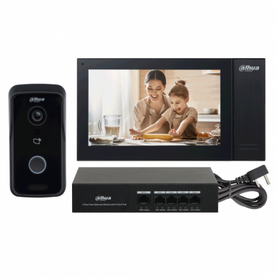 Dahua KTP02 IP Villa Outdoor Station 2MP camera IP65 IK07 & Indoor Monitor