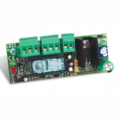 CAME LB22 Card for emergency functioning during blackouts and battery recharging 12 V - 1.2 Ah batteries (not supplied)
