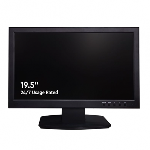 Genie CCTV LMV-195CF 19.5'' LED 1080p Mega Pixel AHD Monitor with BNC 4-in-1 In/Out and HDMI