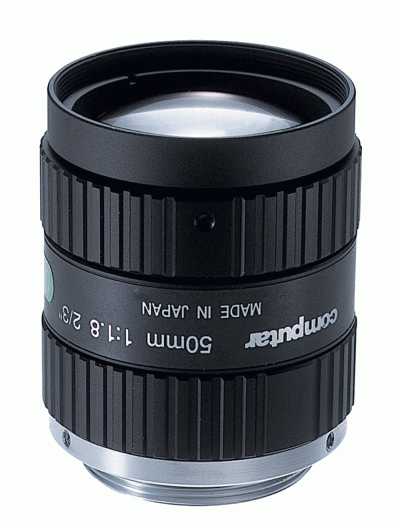 Computar M5018-MP2 2/3'' C 50.0mm F1.8-16C Megapixel Fixed, Manual Iris