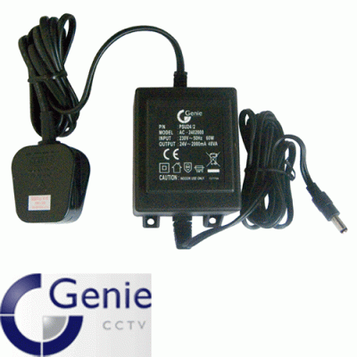 Genie CCTV 24VAC 2A Power Supply