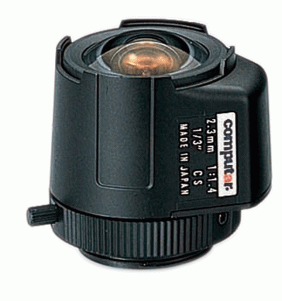 1/3'' CS-M 2.3mm Manual Focus Video Drive