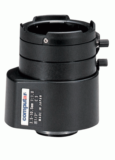 1/3'' CS-M 3.5-10.5mm F1.0-360 Varifocal Direct Drive IR Pass Opti