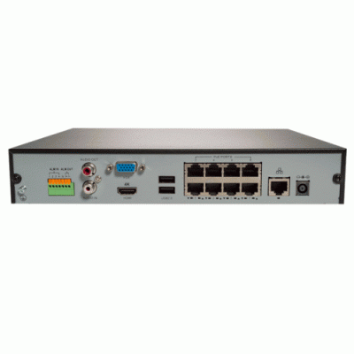 UNIVIEW UNVR301-08X-P8 8 Channel POE 4K NVR