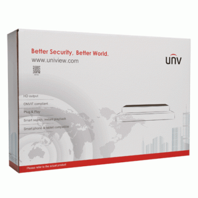 UNIVIEW UNVR302-08E-P8-B 8 Channel POE 2 SATA HDDs 4K NVR