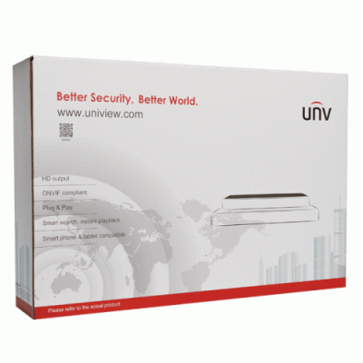 UNIVIEW UNVR302-16S2-P16 16 Channel POE 2 SATA HDDs 4K NVR