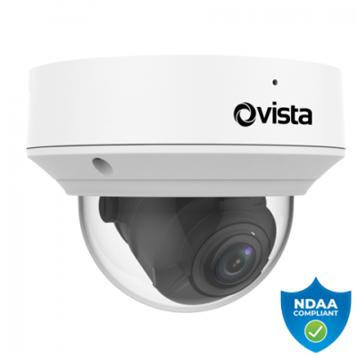 Vista VIP-D8MP28V12IRVRMAUAL 8MP 2.8 ~ 12mm motorised NDAA Complient IP Dome Camera