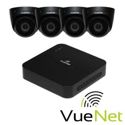 VUENET VN-4-FLT-KIT 4 turret audio camera 4X5MP IR30M IP67 1TB Kit