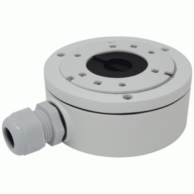 Hikvision DS-1280ZJ-XS Back box white - Junction Box for Turret/Dome/Bullet Cameras , Aluminum Alloy