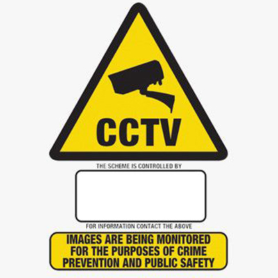 Dahua HAY-WSA4 A4 CCTV Warning sign