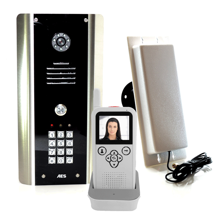 Online Security Products 605 Wireless colour video with keypad