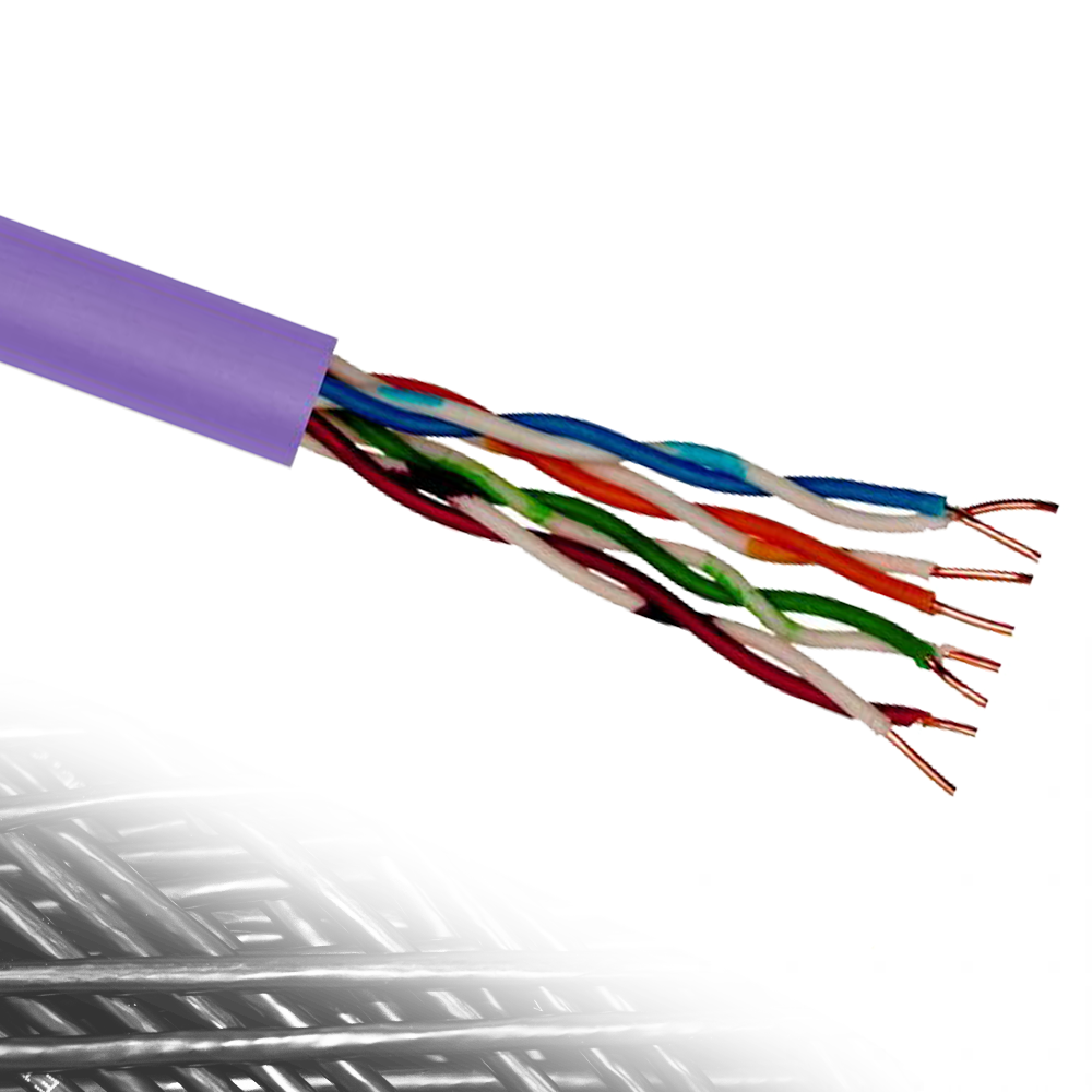 Lan Cable Reelex CAB-305M-CAT5E-LSZH-INSTALL 305m CAT5e U/UTP LSZH Cable Reelex - Purple