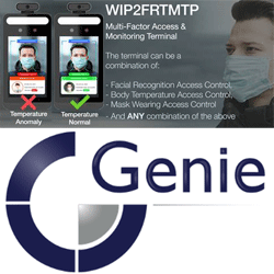 Genie WIP2FRTMTP 2MP HD Face Recognition & Temperature Measurement Terminal