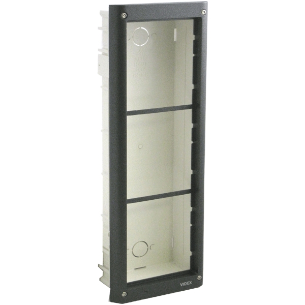 Videx 4853 3 Module 4000 Series Flush Mount Box