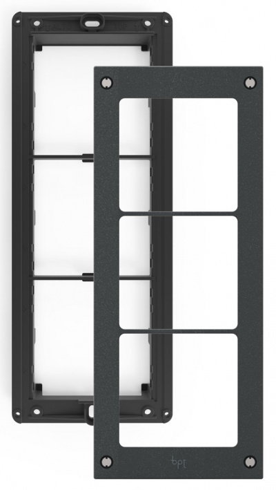 BPT MTMTP3MVR Vandal resistant frame with Three Module holders