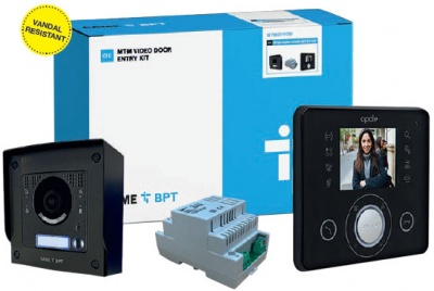 BPT MTM 1-10 way Kits with Opale monitors Modular VR Panel