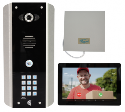 AES Praetorian PRAE-IP-ABK-MONITOR WiFi Video System with Keypad Monitor Kit