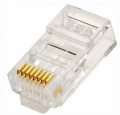 100 pack RJ45 EASYCRIMP connectors CAT6