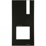 Comelit 4793MB Black Faceplate For Quadra With Buttons