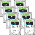 48TB (8X6Tb) Seagate Skyhawk Surveillance drive installed and configured