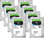 64TB (8X8Tb) Seagate Skyhawk Surveillance drive installed and configured