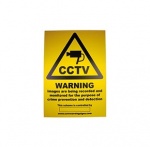 CCTV Warning Window Stickers A6, A5, A4 and A3