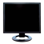 Ganz 15'' LME15E VGA BNC TFT CCTV monitor in plastic case