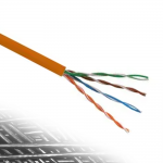 CAB-305M-CAT5E-LSZH-ORANGE 305m CAT5e U/UTP LSZH Cable - Orange