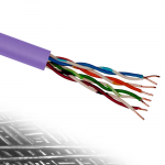 CAB-305M-CAT5E-LSZH-INSTALL 305m CAT5e U/UTP LSZH Cable Reelex - Purple