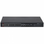 Dahua PFS4226-24ET-360-V2 24 Port 10/100 Managed PoE Ethernet Switch, 1 x Hi-PoE, 2 x Gigabit Uplink, 2 x SFP, Upto 250m, 360W