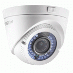 Hikvision DS-2CE56D0T-VFIR3F(2.8-12MM) Analogue HD Turbo 4 in 1 Turret Camera 2MP 2.8 - 12mm, 40m IR, WDR, IP66, 12VDC, PoC