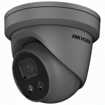 Hikvision DS-2CD2346G2-IU(2.8MM)(GREY) IP Turret Camera 4MP AcuSense Darkfighter 2.8mm, 30m IR, WDR, IP67, PoE, Micro SD, Mic