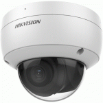 Hikvision DS-2CD3186G2-ISU(2.8MM) IP Dome Camera 8MP AcuSense Darkfighter 2.8mm, 40m IR, WDR, IP67, IK10, PoE, Micro SD, Mic, Audio in - out