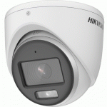 Hikvision DS-2CE70KF0T-MFS(2.8MM) Analogue HD Turbo 4 in 1 Turret Camera 5MP ColorVu 2.8mm, 20m White Light, WDR, IP67, 12VDC, Mic