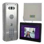 AES Praetorian PRAE-IP-ASK-MONITOR WiFi Video System SS with Keypad Monitor Kit