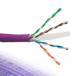 CAB-305M-CAT6-LSZH-F8 305m CAT6 U/UTP LSZH Internal Violet - Reelex