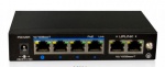 Vista QSW4 4 port 100BASE-T PoE switch dual up link for CCTV